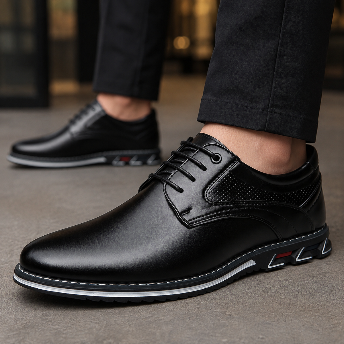 Santori 本革 レザースニーカー