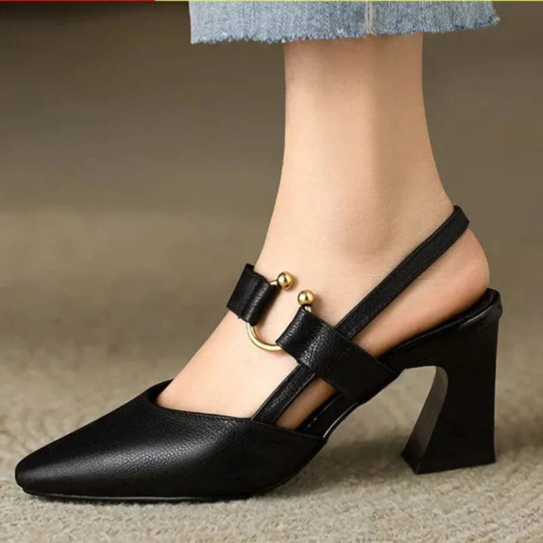Vera Zala スリングバック パンプス