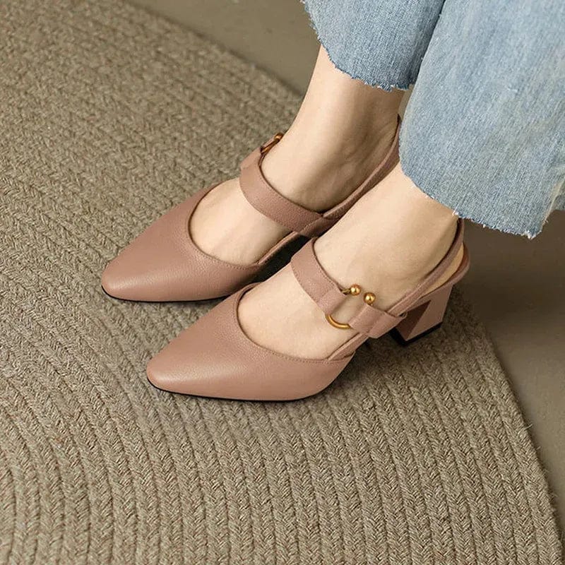 Vera Zala スリングバック パンプス