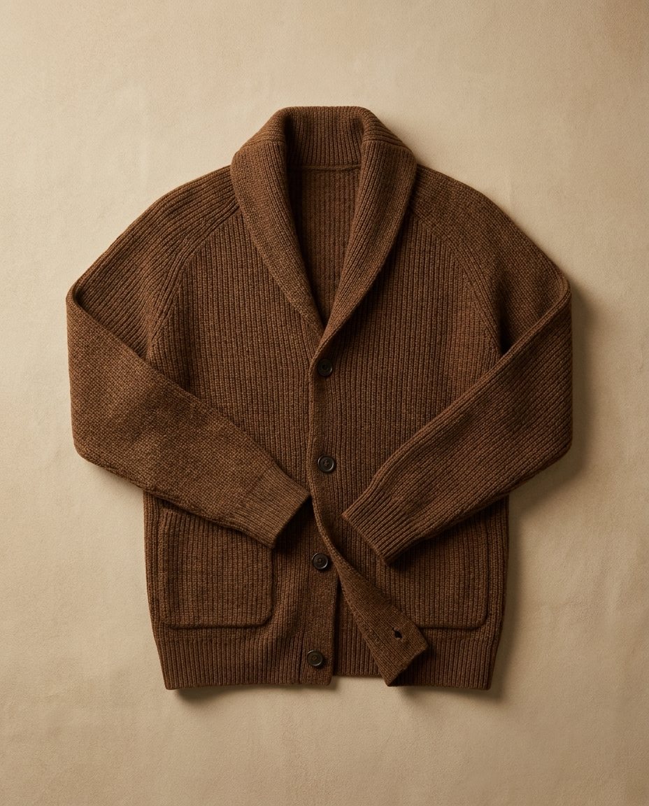 Hearth ショールカラー カーディガン