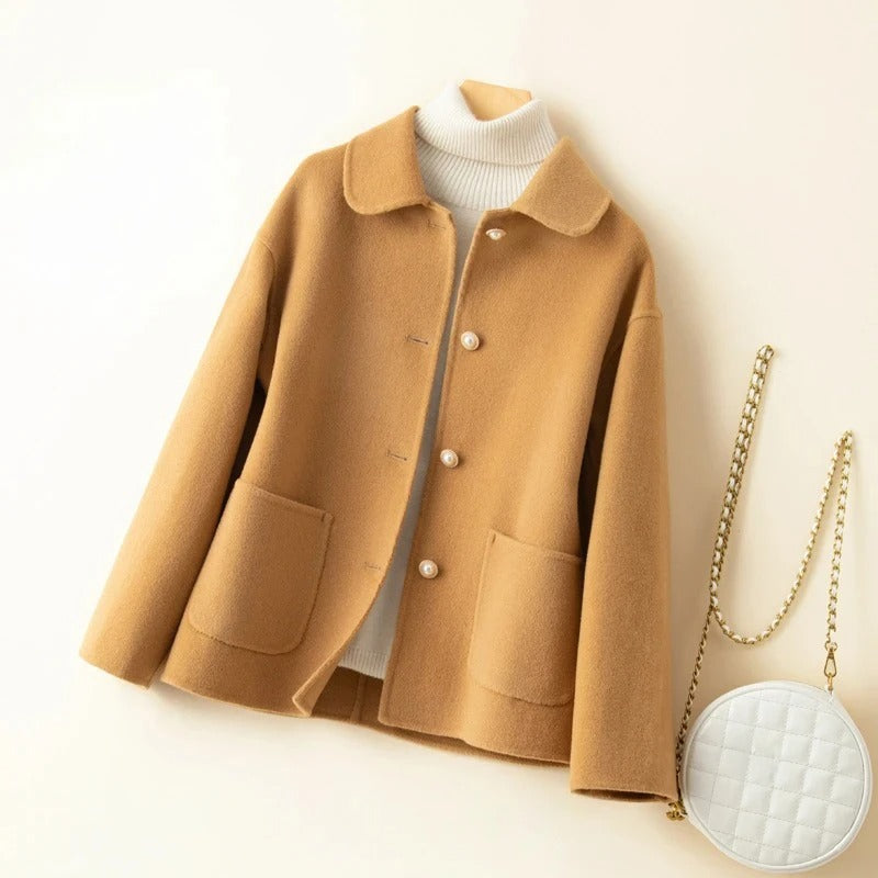 Vicky カシミヤ ショートコート
